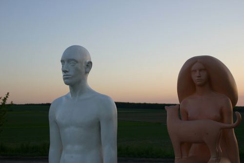 Michal Gabriel - sochy v krajině